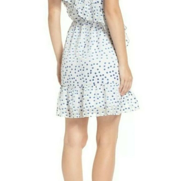 NWT Lilly Pulitzer Madelina Dress in Bennet Blue Polka Dot - Picture 5 of 5